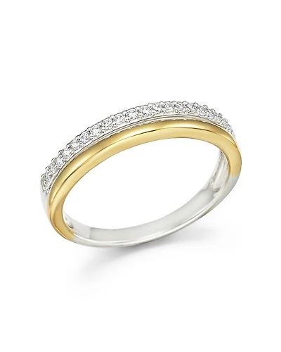 Diamond Double Row Band Ring
