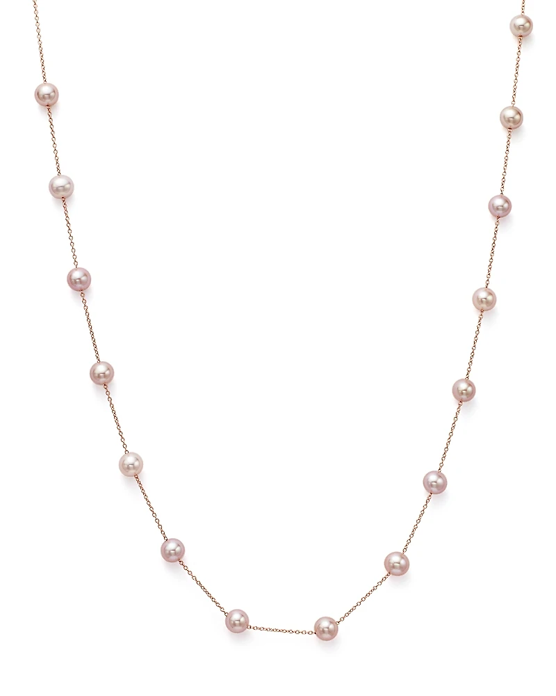 Cultured Pink Freshwater Pearl Necklace