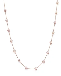 Cultured Pink Freshwater Pearl Necklace