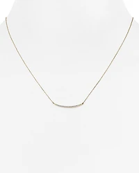 Adina Reyter Diamond Pave Curve Pendant Necklace, 17