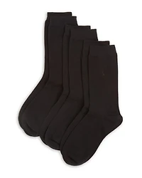 Classic Flat Knit Socks, Set of 3