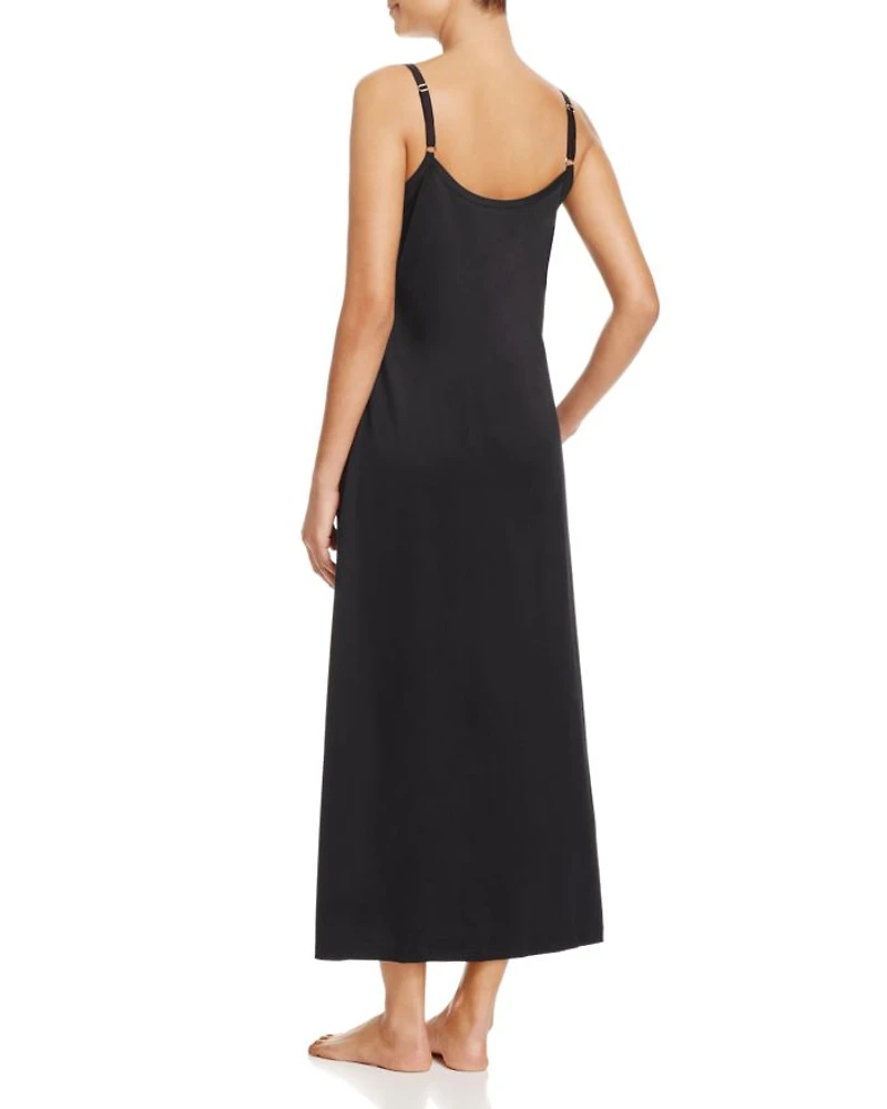 Juliet Pleated Long Spaghetti Gown