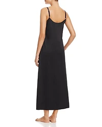 Juliet Pleated Long Spaghetti Gown