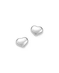 Roberto Coin 18K White Gold Small Heart Earrings