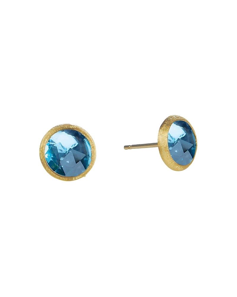 Marco Bicego Jaipur Blue Topaz Stud Earrings
