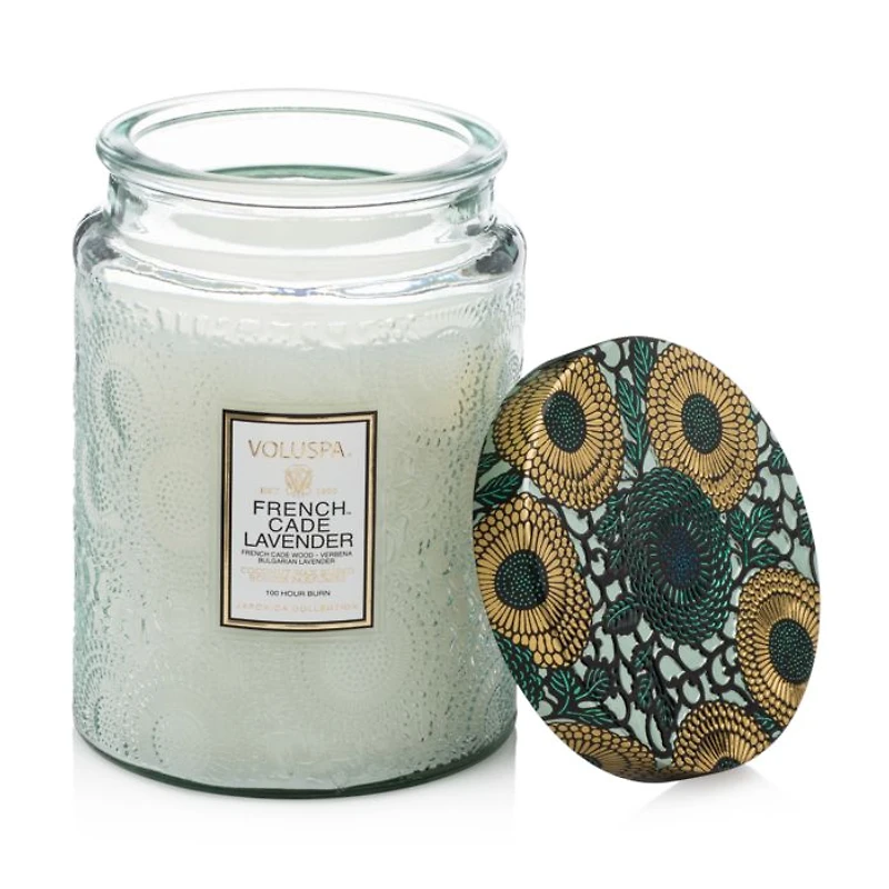 French Cade & Lavender Candle Collection