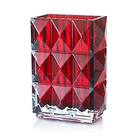 Louxor Rectangle Vase, Red