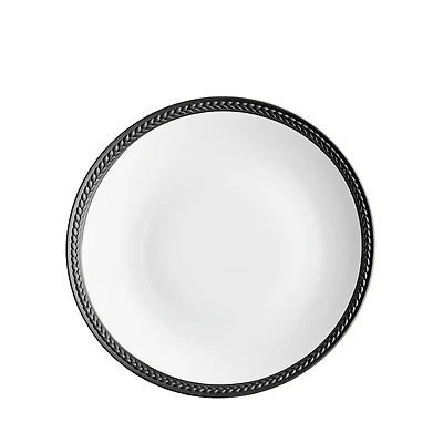 L'Objet Soie Tressee Black Bread and Butter Plate