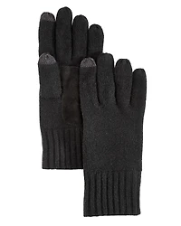 The Men's Store at Bloomingdale's Suede Patch Tech Gloves - Exclusive