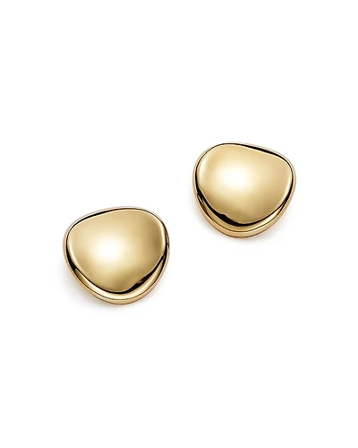 Bloomingdale's Fine Collection 14K Yellow Gold Daped Disc Earrings