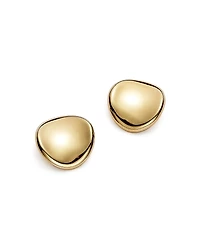 Bloomingdale's Fine Collection 14K Yellow Gold Daped Disc Earrings