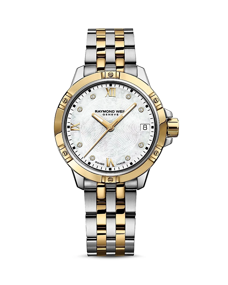 Raymond Weil Tango Two Tone Watch with Diamonds, 30mm