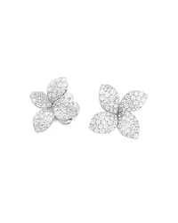 Pasquale Bruni 18K White Gold Secret Garden Pave Diamond Earrings