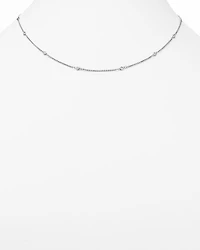 Diamond Station Necklace in 14K Gold