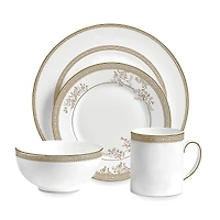 Vera Wang Wedgwood Vera Lace Gold 4-Piece Place Setting