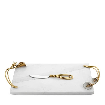 Michael Aram Calla Lily Cheese Board with Knife