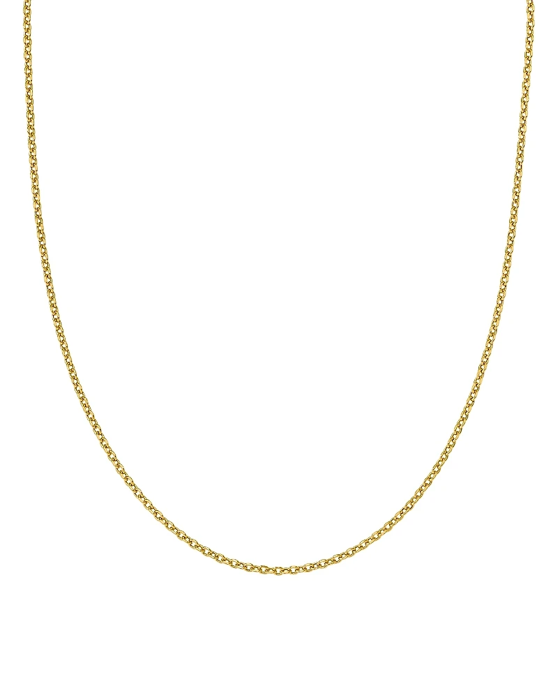Bloomingdale's Fine Collection Men's 14K Yellow Gold Adjustable Semi Solid Chain, 22