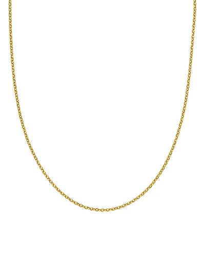 Bloomingdale's Fine Collection Men's 14K Yellow Gold Adjustable Semi Solid Chain, 22