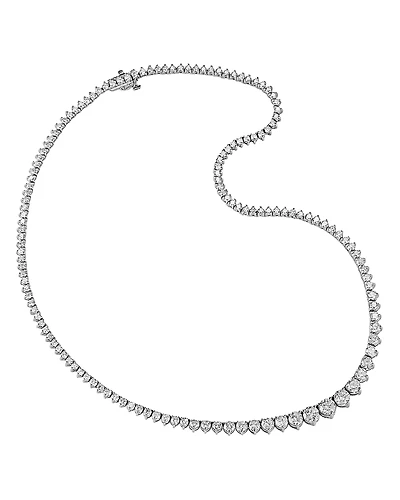 Bloomingdale's Fine Collection Certified Diamond Tennis Necklace