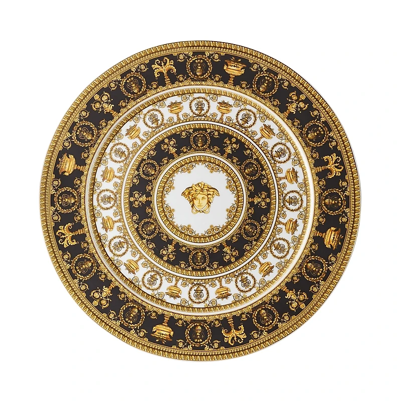 Versace By Rosenthal I Love Baroque Noir Limited Edition Service Plate