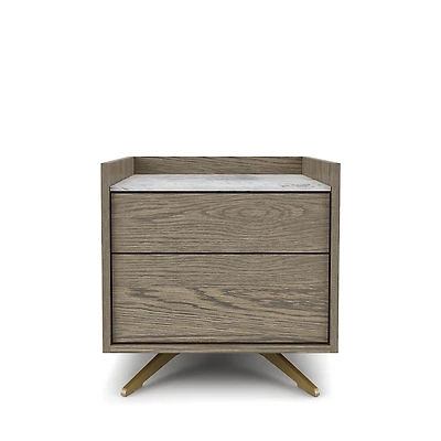 Huppe Memento 2-Drawer Small Nightstand