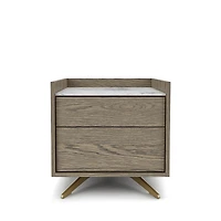 Huppe Memento 2-Drawer Small Nightstand