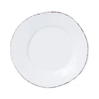 Vietri Melamine Lastra White Dinner Plate