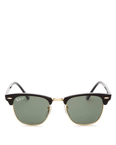 Polarized Classic Clubmaster Sunglasses, 51mm