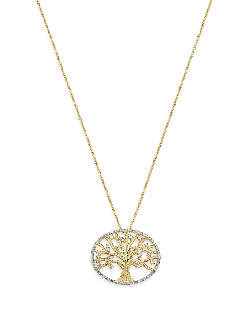 Diamond Tree of Life Pendant