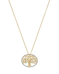 Diamond Tree of Life Pendant
