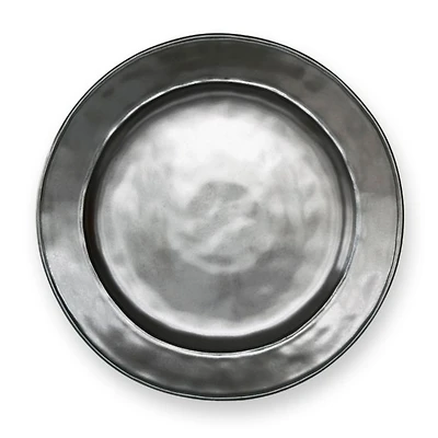 Pewter Stoneware Dinner Plate