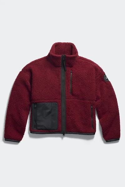 Simcoe Zip Up Fleece Jacket Black Disc