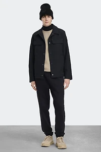 Burnaby Lightweight Chore Coat Black Disc