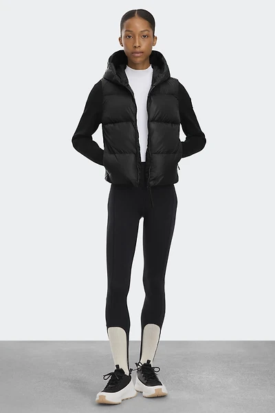 HyBridge® Wide Quilt Knit Hoodie Tonal Disc