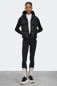 HyBridge® Wide Quilt Knit Hoodie Tonal Disc