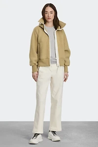 Chilliwack Fleece Bomber White Disc