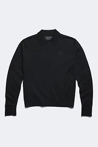 Melrose Knit Long Sleeve Polo