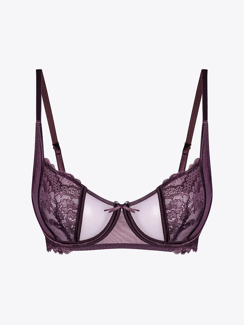 Rose Balconette Bra