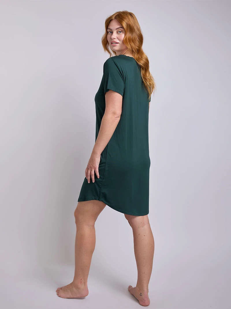 Lily Manches Courtes Chemise de nuit