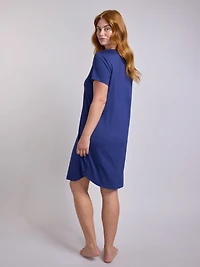 Lily Manches Courtes Chemise de nuit