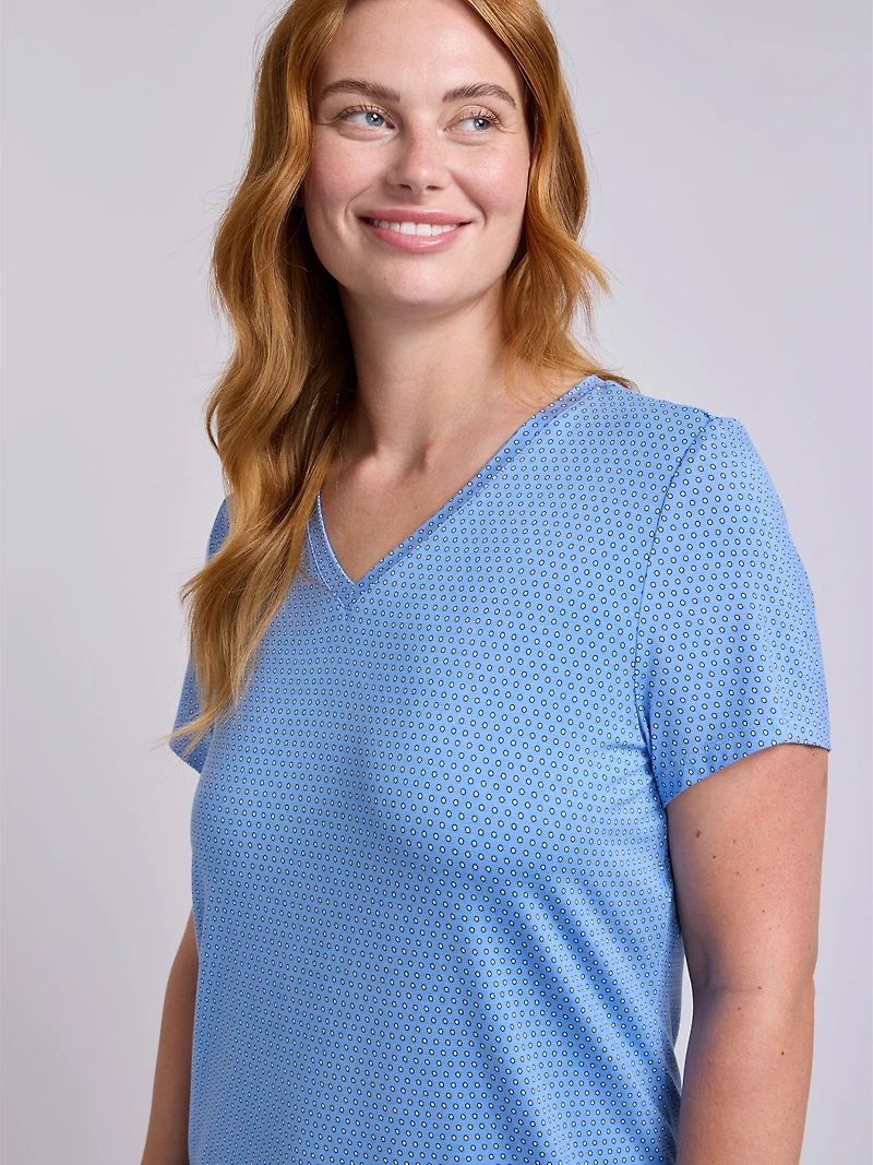 Lily Manches Courtes Chemise de nuit