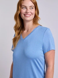 Lily Manches Courtes Chemise de nuit