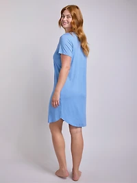 Lily Manches Courtes Chemise de nuit