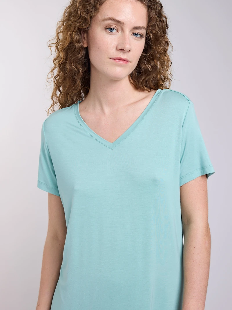 Lily Manches Courtes Chemise de nuit