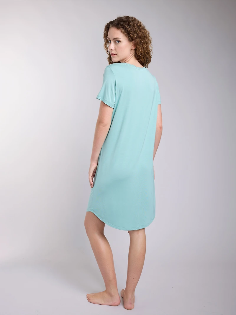 Lily Manches Courtes Chemise de nuit