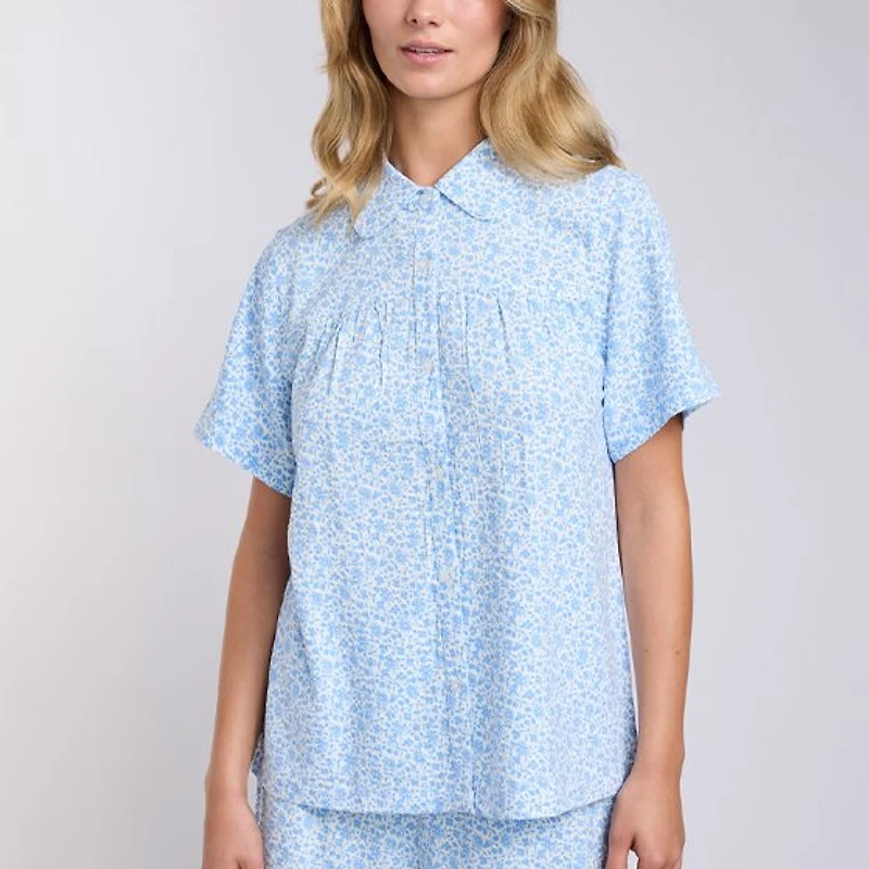 Palm Short Sleeve Pajama Shirt