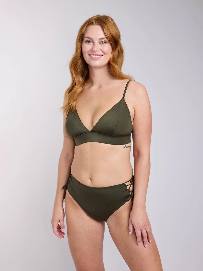 Marisol Luxe Taille Haute Brésilien Bas de bikini