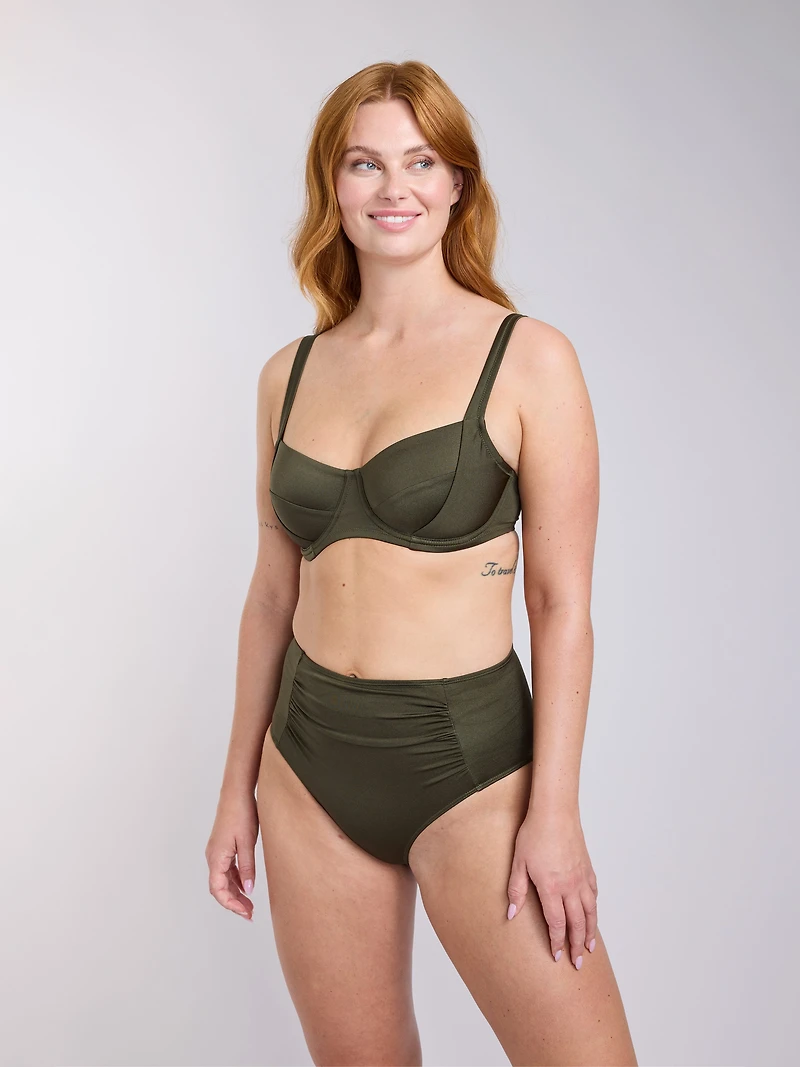 Marisol Luxe High Waist Tai Bikini Bottom