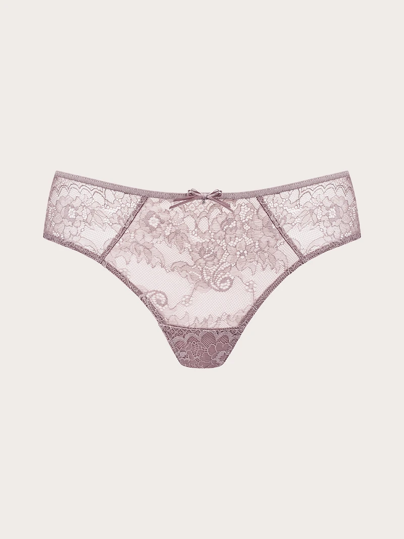 Rose Hipster Thong