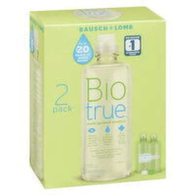 Bausch & Lomb - Bio True Contact Lens Solution, 2 Each